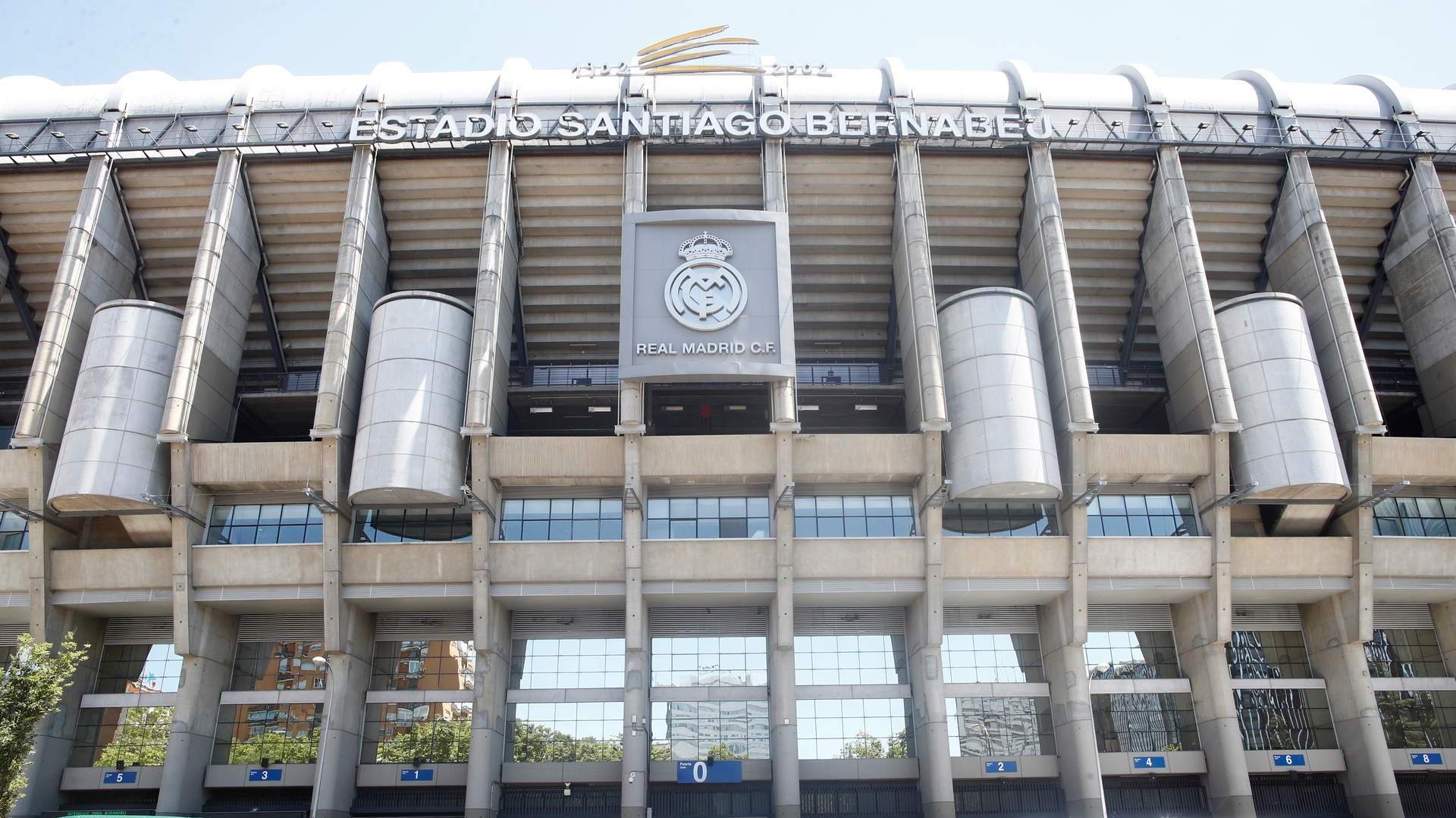 Fachada del Estadio Santiago Bernabéu de Madrid. Eduardo Parra / Europa Press