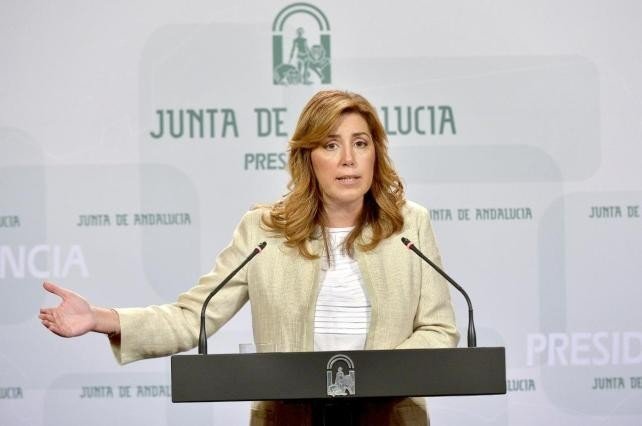 Susana Díaz, presidenta de la Junta de Andalucía.