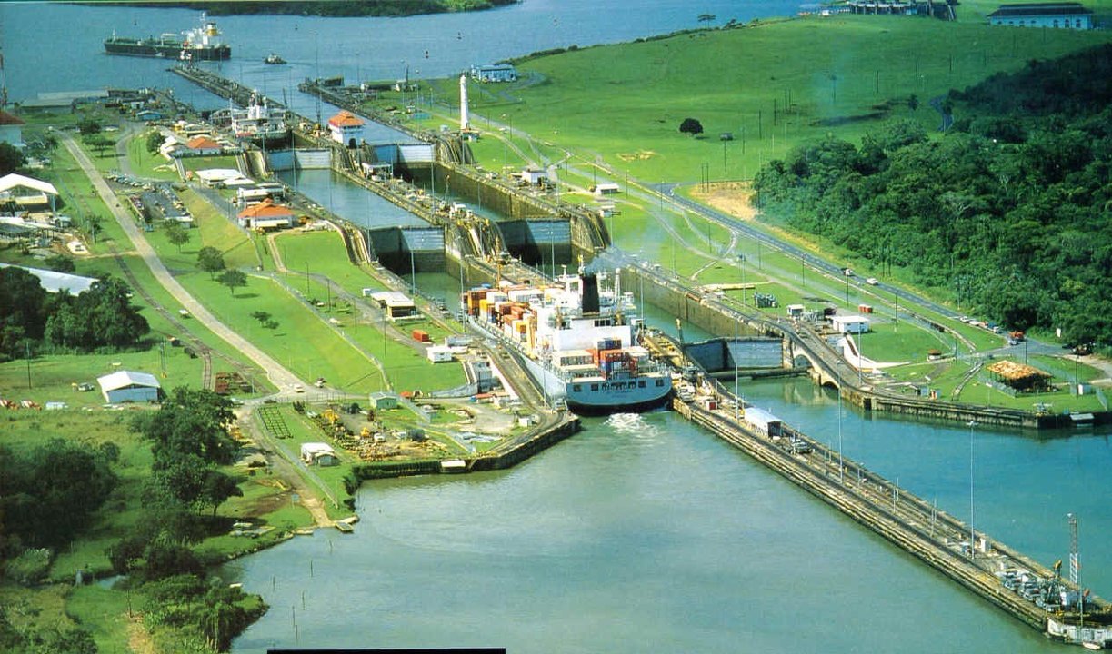 Obras de ampliación del Canal de Panamá.