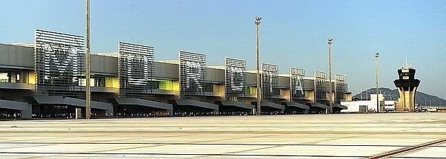 Aspecto del aeropuerto de Murcia.