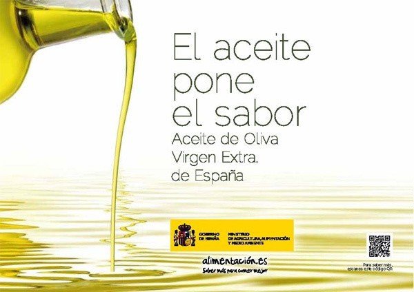 Campaña del Ministerio de Agricultura a favor del aceite de oliva español.