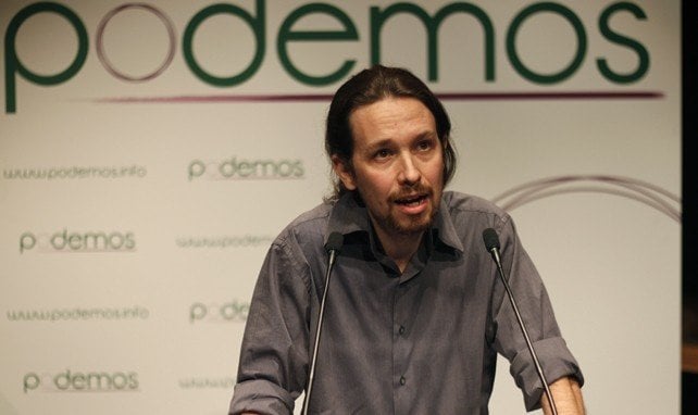 Pablo Iglesias en un acto de Podemos.
