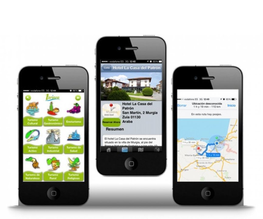 Aplicación móvil para hacer turismo.