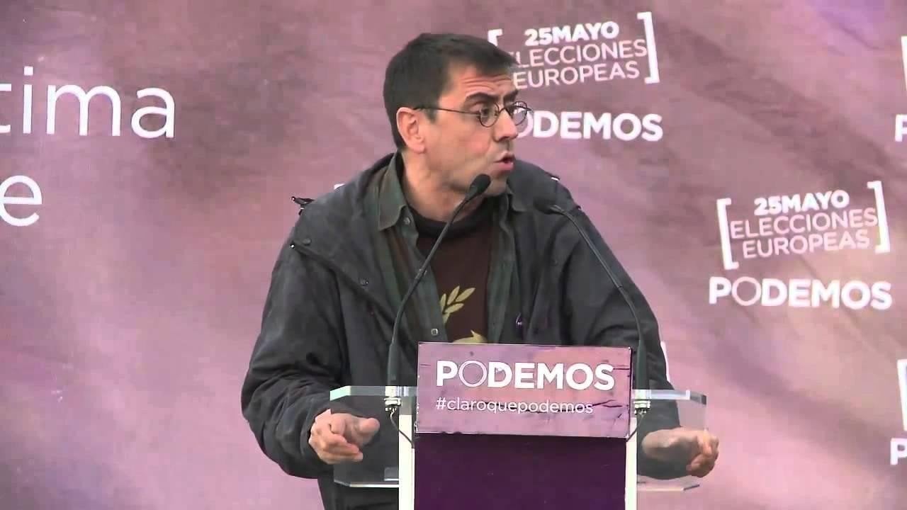 Juan Carlos Monedero, en un acto de Podemos.