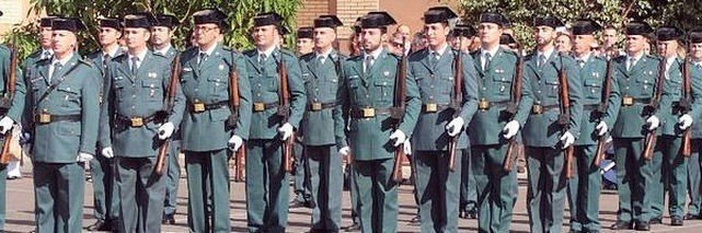 Agentes de la Guardia Civil de Navarra.