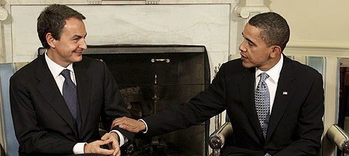 Zapatero y Obama.