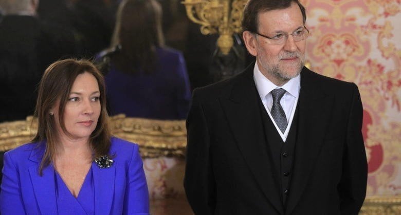 Mariano Rajoy y su mujer, Elvira Fernández.