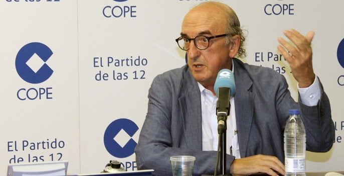 Jaume Roures durante una entrevista en COPE.