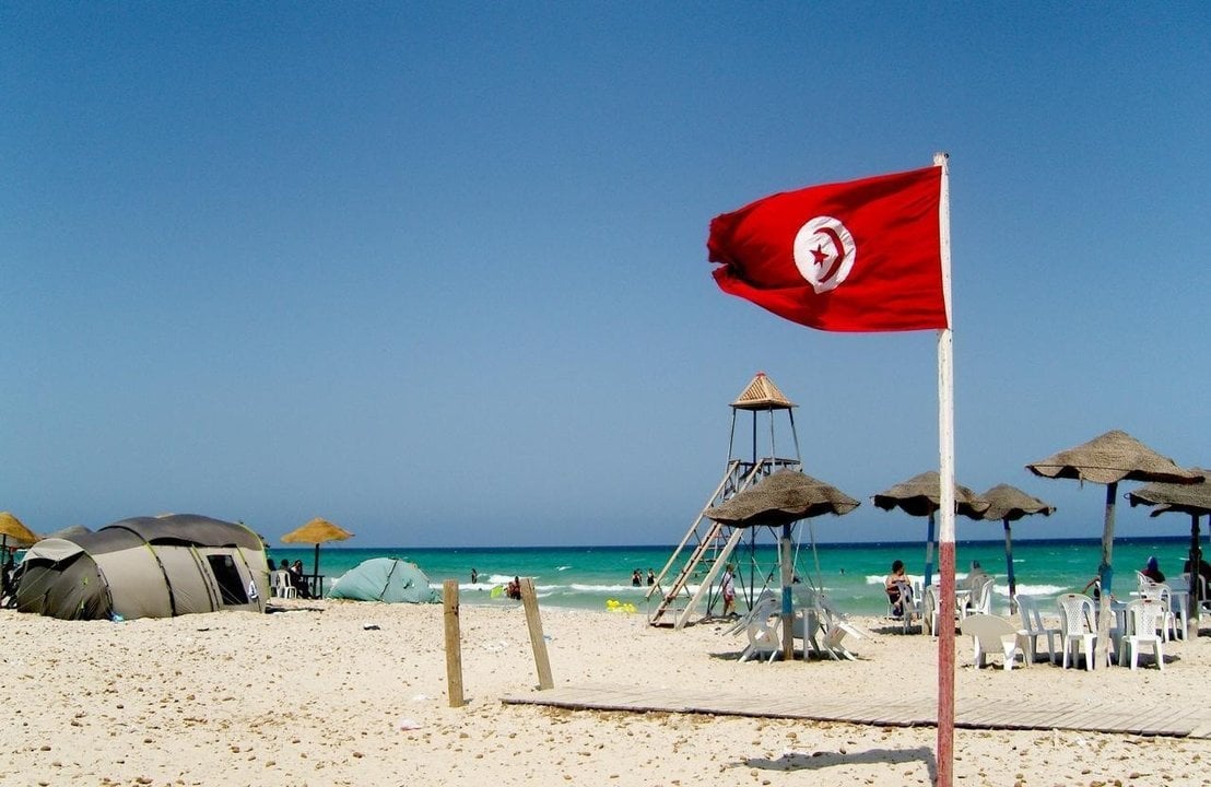 Playa de Túnez. 
