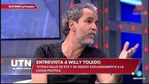 Willy Toledo en ‘Un Tiempo Nuevo’.