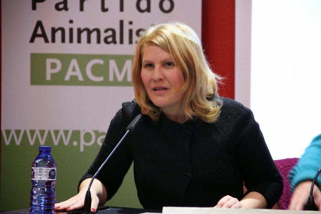 Silvia Barquero, presidenta del PACMA.