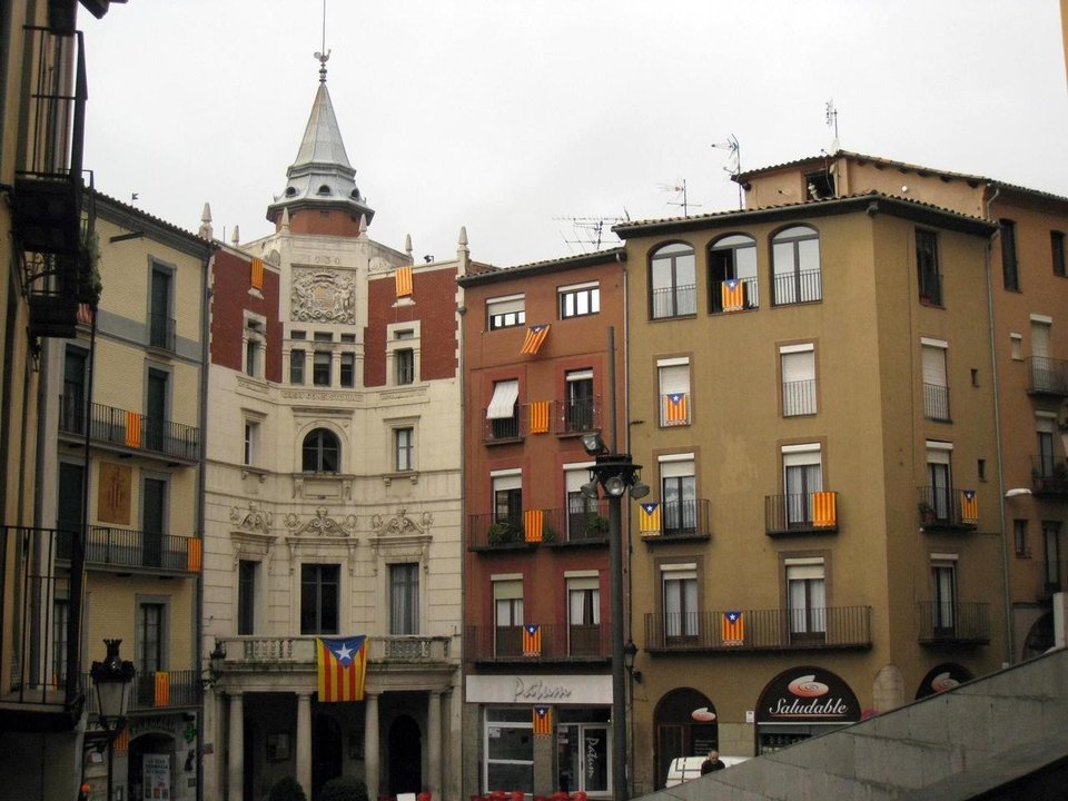 Ayuntamiento de Berga (Barcelona), donde gobierna la CUP.