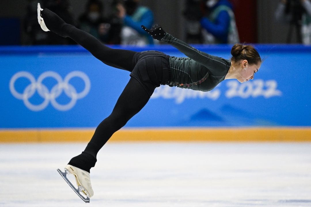 Kamila Valieva en los Juegos Olímpicos de Invierno.
