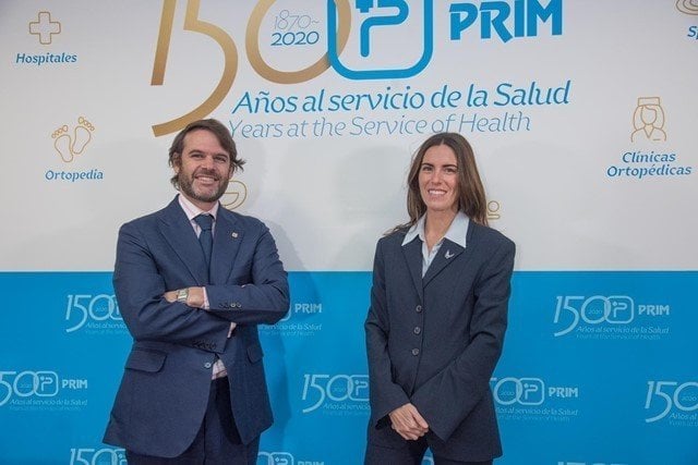 Jorge Prim y Lucía Comenge, vicepresidente y presidenta grupo Prim. Imagen de archivo