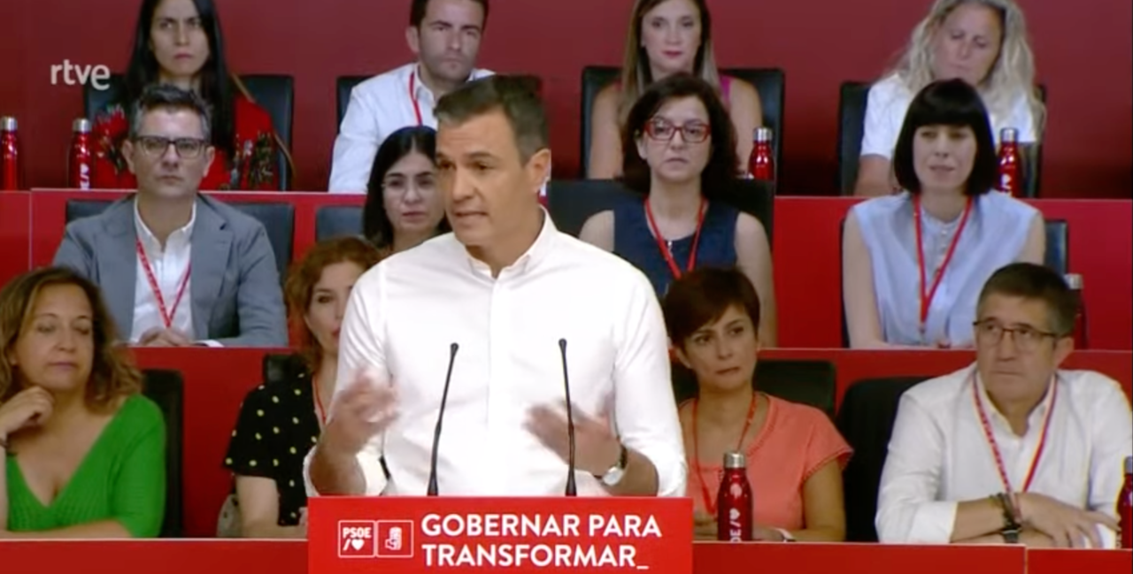 Comité Federal del PSOE en Madrid el 23 de julio de 2022
