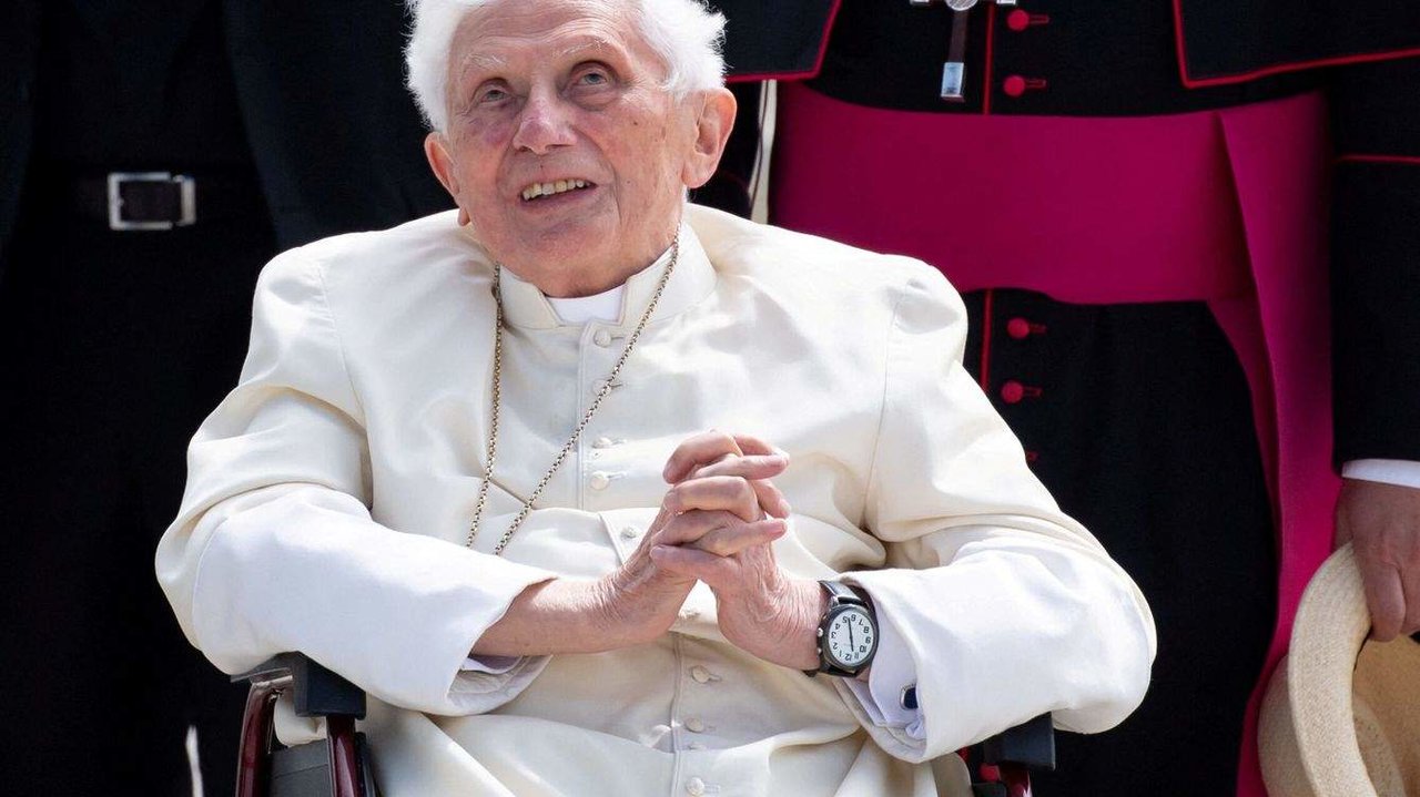 El Papa emérito, Benedicto XVI.