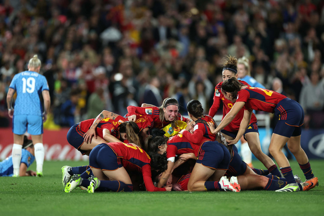 Las jugadoras españolas, en la final del Mundial (Foto: Isabel Infantes / Pa Wire / Dpa)