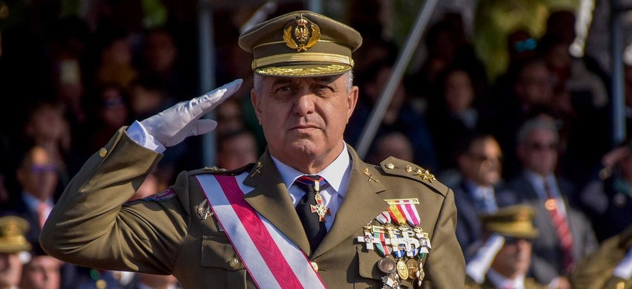 El general de ejército Francisco Javier Varela Salas, en un acto de la Brigada de la Legión (Foto: Flickr Ejército de Tierra).