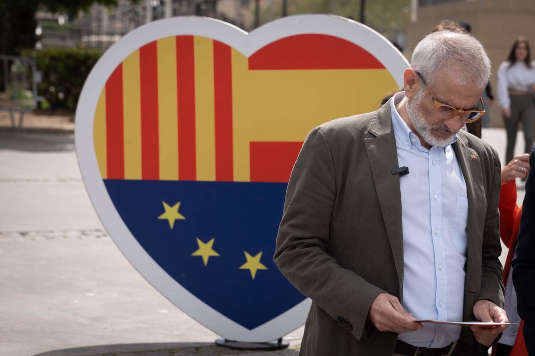 Carlos Carrizosa, líder de Ciudadanos en Cataluña y cabeza de lista por Barcelona a las elecciones del 12 de mayo (Foto: David Zorrakino / Europa Press)