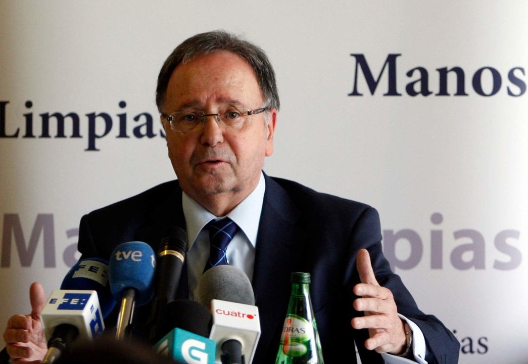 El presidente de Manos Limpias, Miguel Bernad. Foto: Marta Fernández / Europa Press