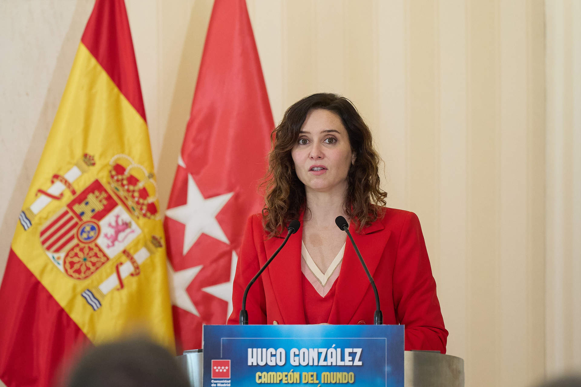 La presidenta de la Comunidad de Madrid, Isabel Díaz Ayuso,.