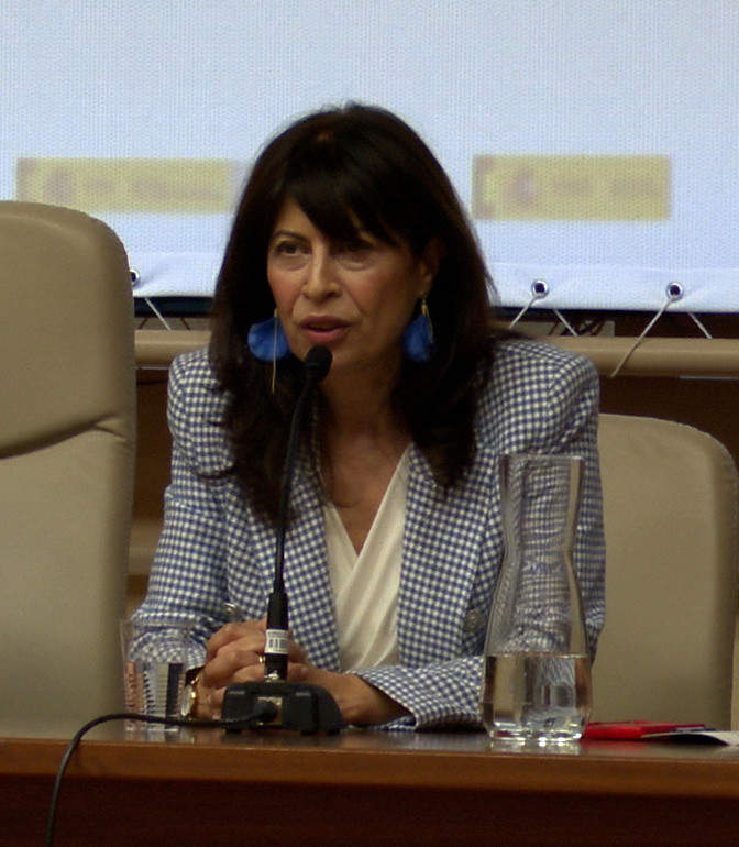 La ministra de Igualdad, Ana Redondo, durante la apertura del XXI Congreso de la Asociación de Constitucionalistas de España (ACE) en la facultad de Derecho de Valladolid.