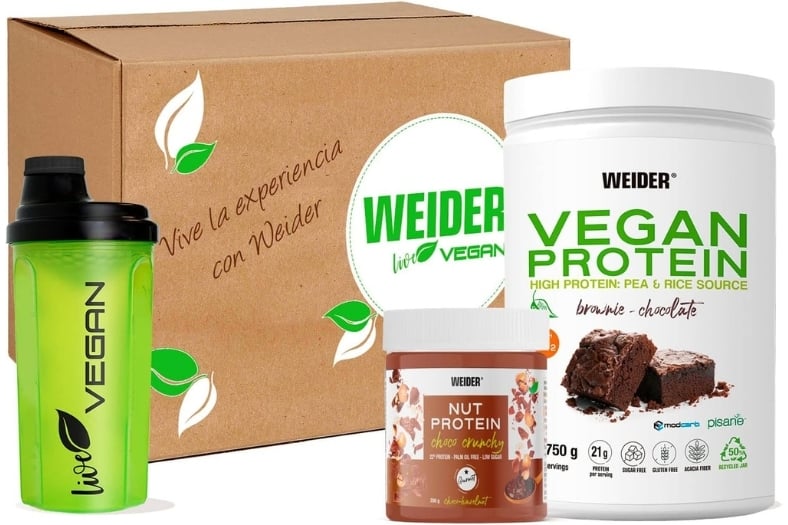 Mejor opción para Veganos o sin Lactosa Weider Vegan Box