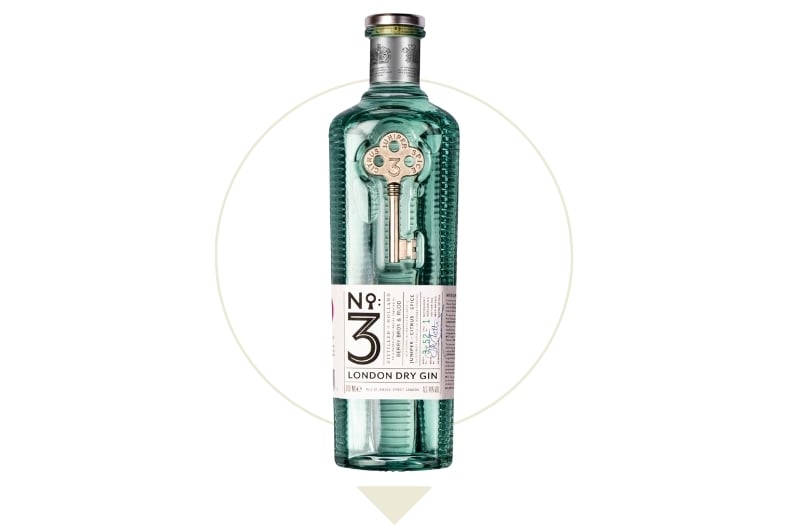 No. 3 London Dry Gin – Ginebra Premium 700 ml, 46º