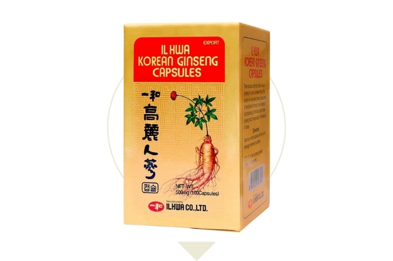 Ginseng Coreano Puro, Calidad Ilhwa, 500 mg Una Solución Natural para Energía y Vitalidad