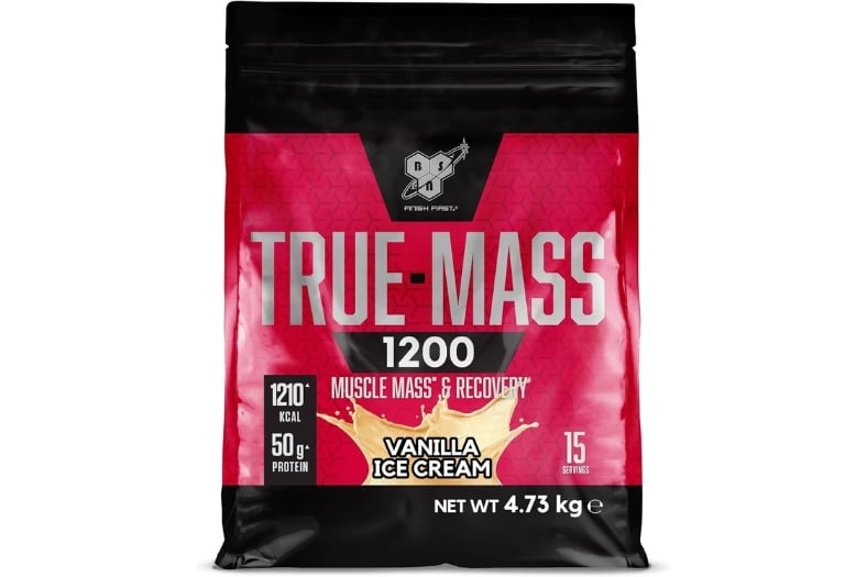 BSN True Mass 1200, proteína en polvo, ganador de músculo con aislado de suero y carbohidratos