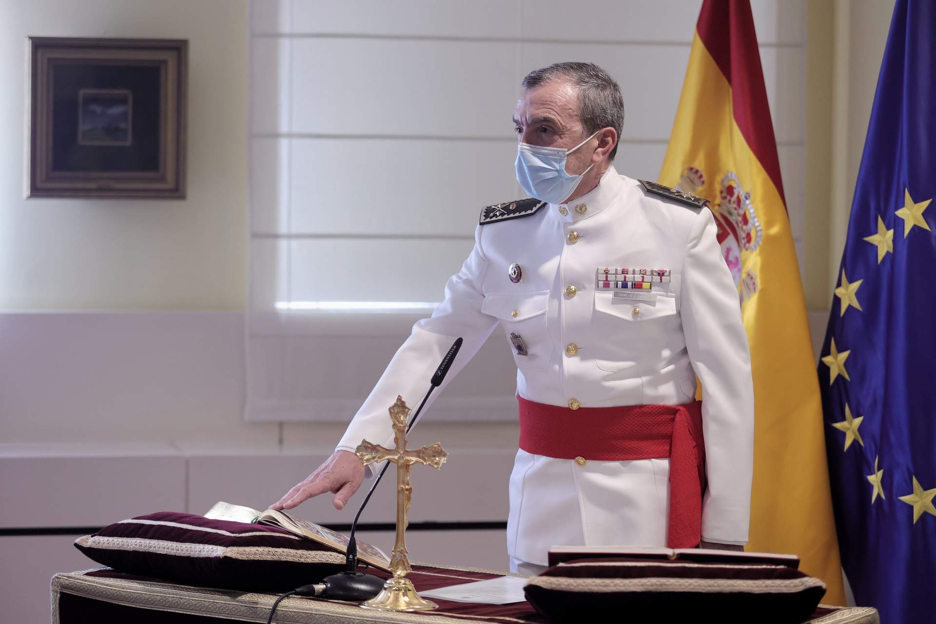 Toma de posesión del general Sánchez Ramos como inspector general de Sanidad de la Defensa (Foto: Eduardo Parra / Europa Press).