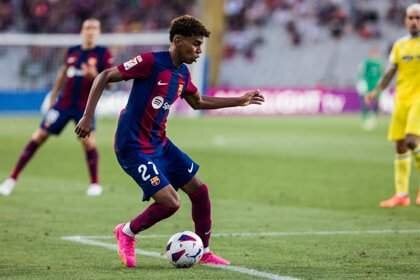 Lamine Yamal, futbolista de FC Barcelona.