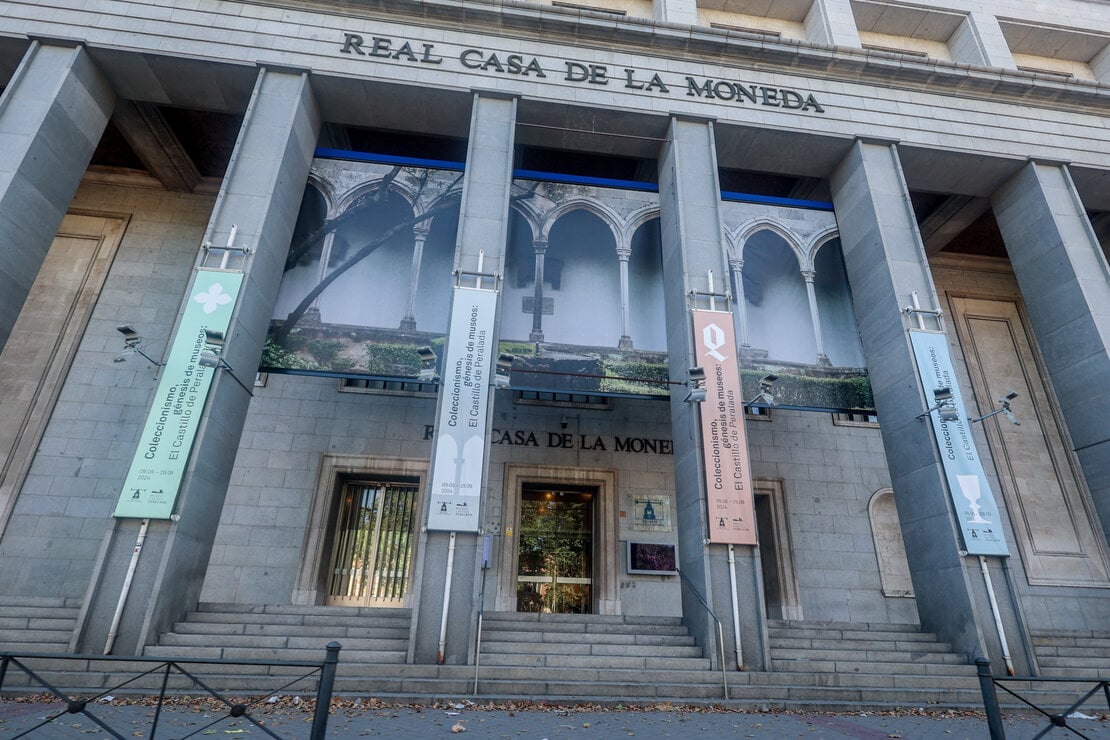 Fachada de la F&aacute;brica Nacional de Moneda y Timbre. Ricardo Rubio / Europa Press