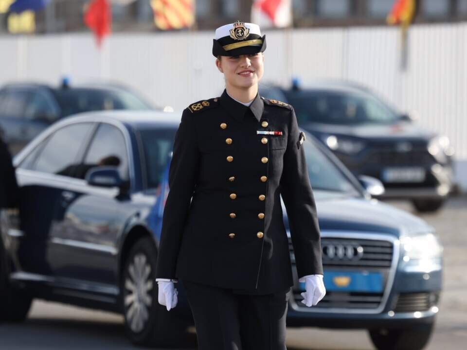 La Princesa Leonor embarca en el buque escuela 'Juan Sebasti&aacute;n Elcano' - NACHO FRADE : EUROPA PRESS