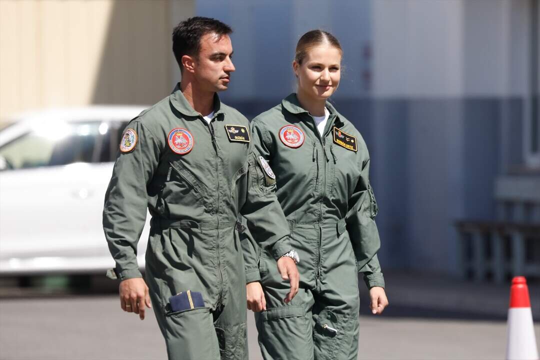 La Princesa Leonor ingresa en la Academia del Aire para completar su formaci&oacute;n como futura jefa de las Fuerzas Armadas. Foto: Edu Botella, Europa Press.
