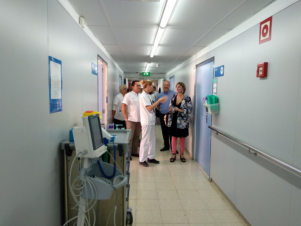 La consellera de Salud de la Generalitat, Alba Verg&eacute;s, visita el Esic del Hospital Dos de Maig de Barcelona