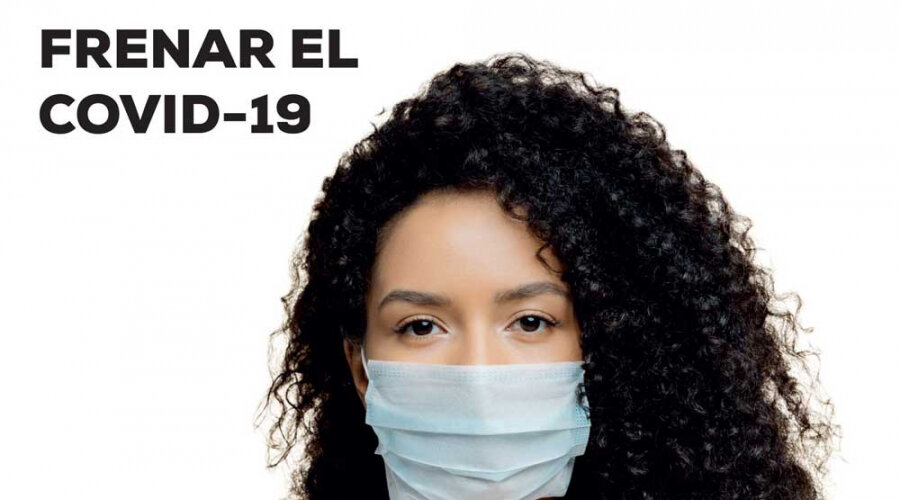 Cartel campa&ntilde;a Frenar el COVID