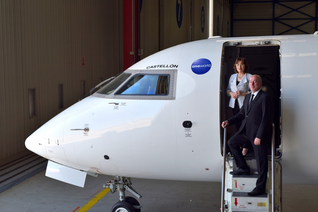 Un avi&oacute;n de Air Nostrum.
