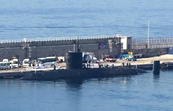 El submarino birtánico HMS Triumph