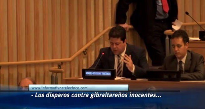 Fabian Picardo durante su intervención en la ONU.