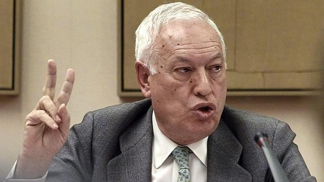José Manuel García-Margallo, durante una entrevista en Exteriores.