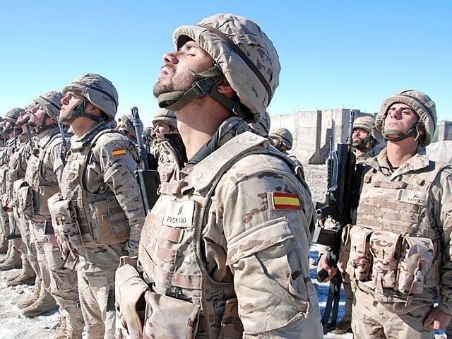Militares españoles en Afganistán.
