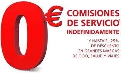 Comisiones cero Banco Santander