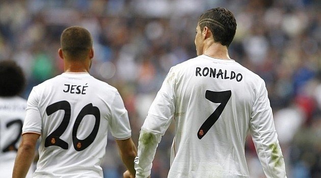 Jesé y Cristiano Ronaldo.