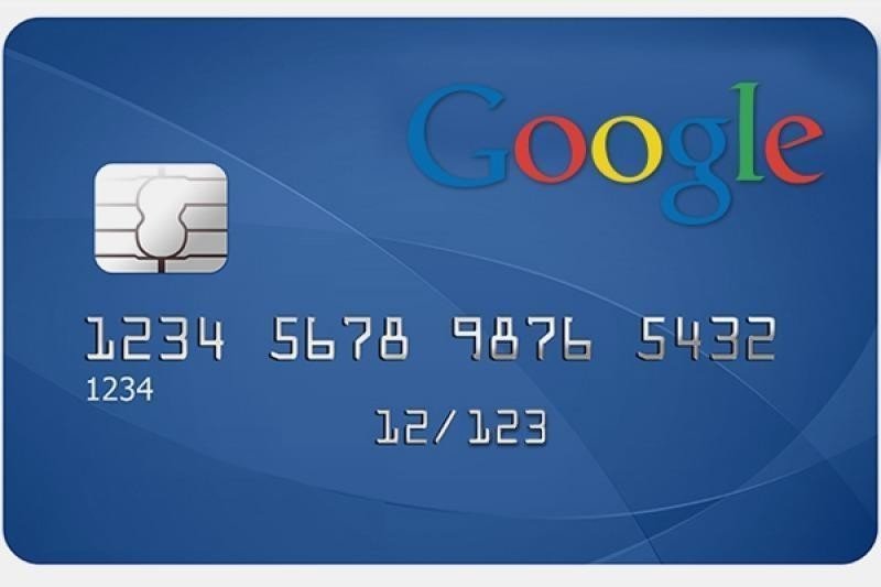 Una tarjeta de débito de Google.