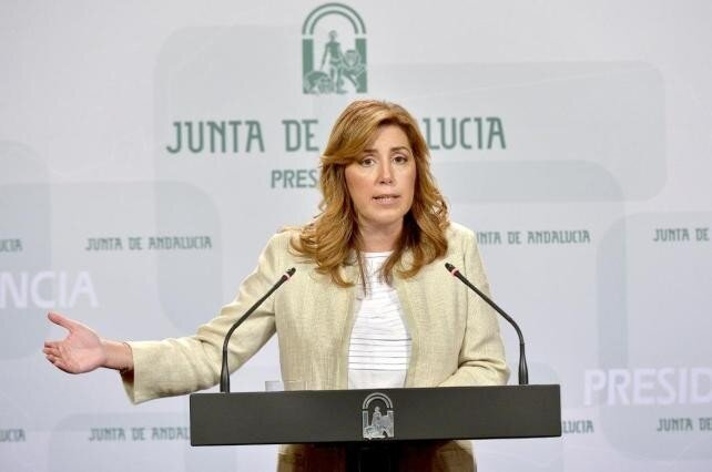 Susana D&iacute;az, presidenta de la Junta de Andaluc&iacute;a.