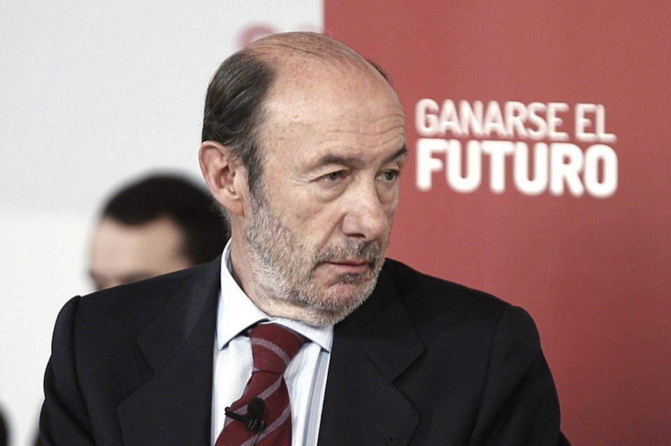 Alfredo Pérez Rubalcaba, secretario general del PSOE.
