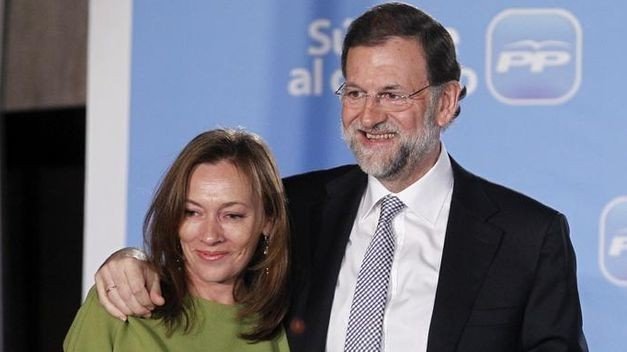 Mariano Rajoy y Elvira Fernández.
