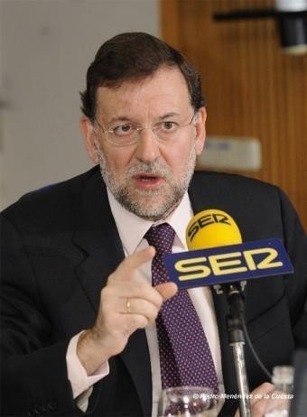 Rajoy, durante una entrevista en la SER.