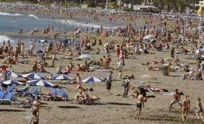Imagen de una playa de la costa española.